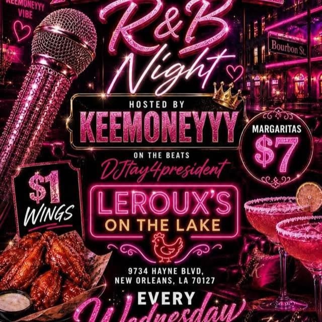 R&B / Karaoke Nite @ Le Roux's.